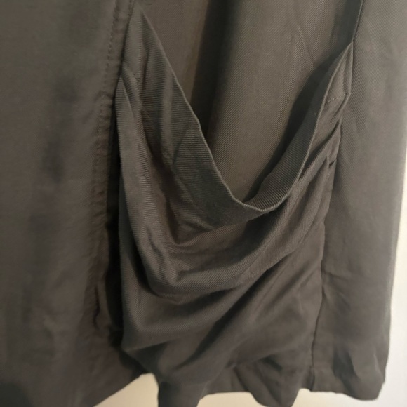 NWT Kori America Womens Waterfall Gray Vest Adjustable Size Small Rayon Pockets - Picture 4 of 7